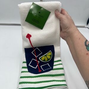 Kate Spade Cocktail Dishcloths Set of 2